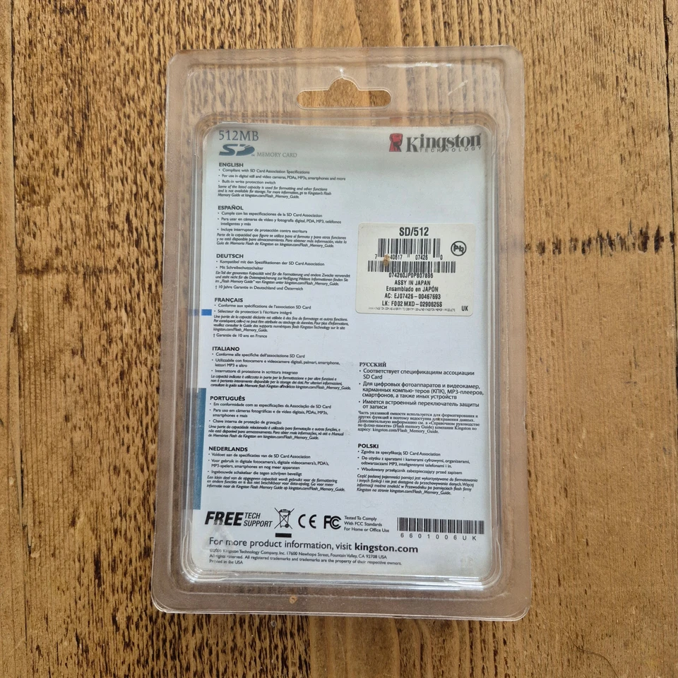 512 MB SD Memory Card from Kingston Technology Sealed - Image 3 of 3