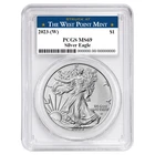 2023 (W) $1 American Silver Eagle PCGS MS69 West Point Label