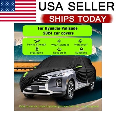 Full SUV Car Cover For Hyundai Palisade Waterproof 201''x79''x73'' XXL Wbohcekfx