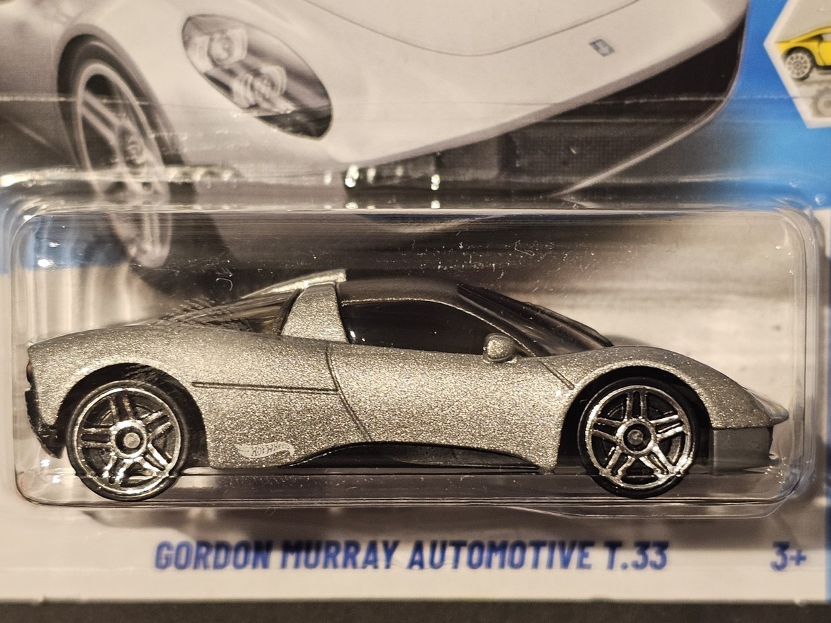 Hot Wheels Gordon Murray Automotive T.33, Silver, Zamac, 2025 Case