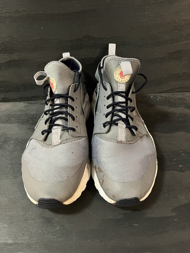 Nike Air Huarache Run Ultra Gray Men's Size 15 Grey Navy 819685-013 - Picture 3 of 8