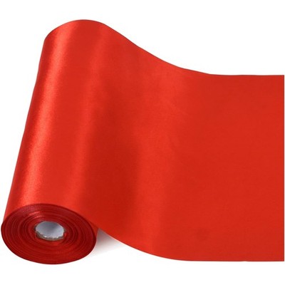 Satinband, Red, 20cm x 20m, Polyester, Gift, Wedding, Party, Decoration