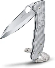 Victorinox Hunter Pro Silver Alox Pocket Knife with Lanyard 0.9415.M26