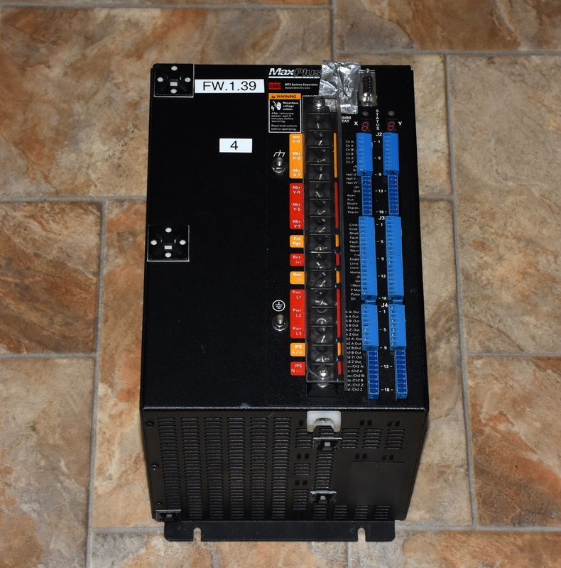 MTS MaxPlus MP-FLX-230/X12B/Y12B-G 01P4140 Dual Axis Servo Drive Working