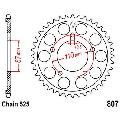 KRANZ Z48 525 D.INT. 087 727.61.99 Für Suzuki 400 GSX X Impulse 1994-2016