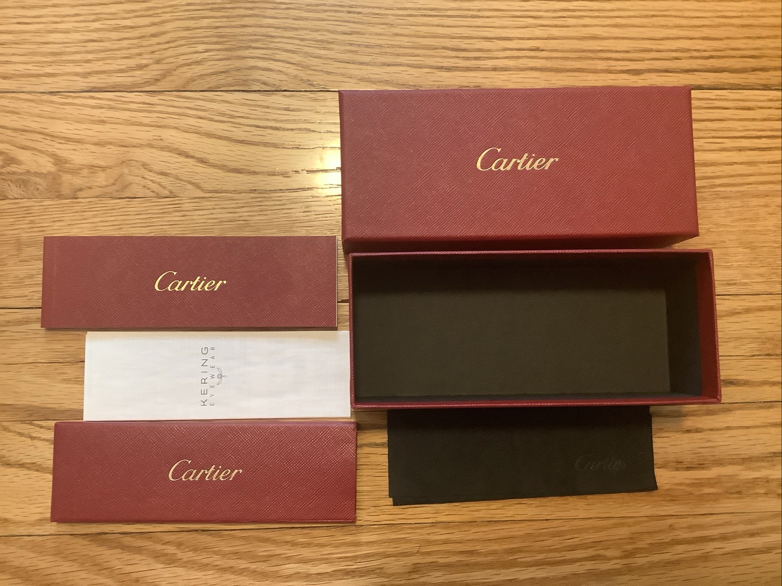 Authentic Cartier Sunglasses Empty Storage Box Re… - image 1
