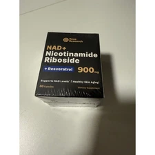 Reus Research NAD+ Nicotinamide Riboside + Resveratrol supplement - NEW in BOX