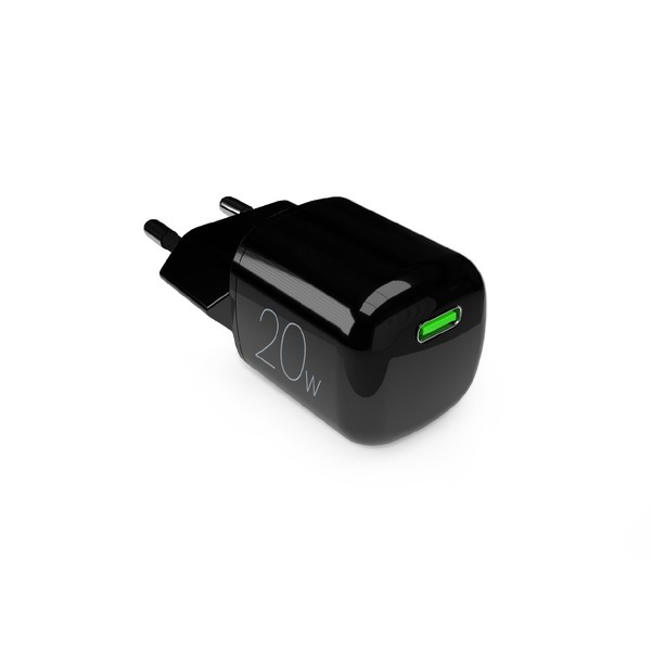 USB-C Gan 20W WandladegeräT - Schwarz-image
