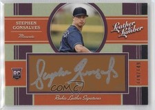 2019 Panini Leather & Lumber Rookie Signatures /149 Stephen Gonsalves Auto 0jd0
