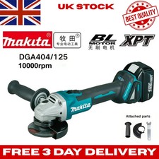 Makita 18V 125mm DGA404 Brushless Lithium Electric Angle Grinder Rechargeable UK