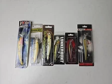 6 Freshwater Lures, Vicious, Reaction, Throwback, Lunkerhunt Dynamic MonsterBass