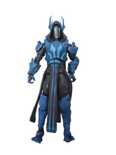 Bewegliche Actionfigur Ritter/Fantasy Krieger 19 cm – blau/schwarz – gut