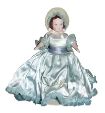 Vintage Ruth Gibbs Godey's Little Lady 7" "JUDY" Doll! China Head,Hands & Feet