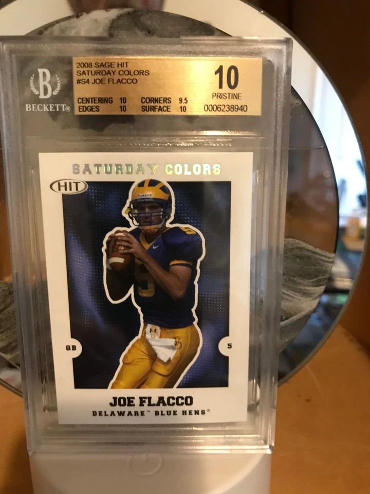 NAVIDAD 2008 JOE FLACCO SAGE HIT S4 NOVATO IMPECABLE 10 MARRONES 13 VS PACKERS 10 Foto 3 de 4