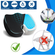 Air Travel Cooling Gel Cushion Coccyx Sciatica Tailbone Pain Relief Support Air Travel Cooling Gel Cushion Coccyx Sciatica Tailbone Pain Relief Support