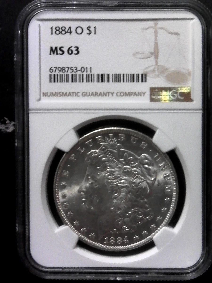 MS 63 Graded 1884 Year Morgan US Dollars (1878-1921) for sale | eBay