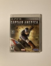 Captain America Super Soldier (PlayStation 3, PS3, 2011) Authentic Marvel