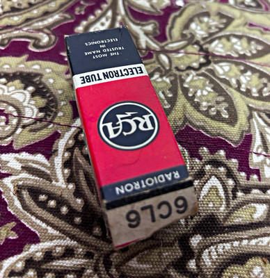 RCA Radiotron 6CL6 Electron Tube Vacuum Tube Valve, Model 6CJ6 MPN 6CJ6