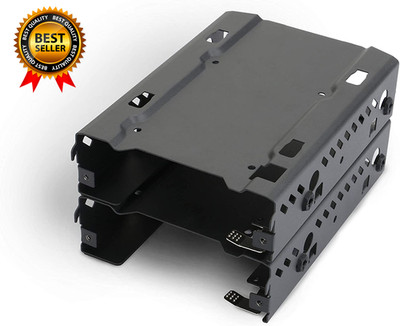 - Stackable 3.5'' HDD Bracket Duo Pack Cases Ph-Hddkt_03,Black