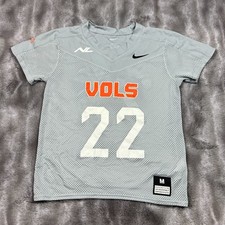 Tennessee Vols Jersey Youth Medium Gray Nike Next Level Football Athletic