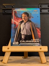 2024 Star Wars Topps Chrome 106 Lando Calrissian Skywalker Blue Refractor /150