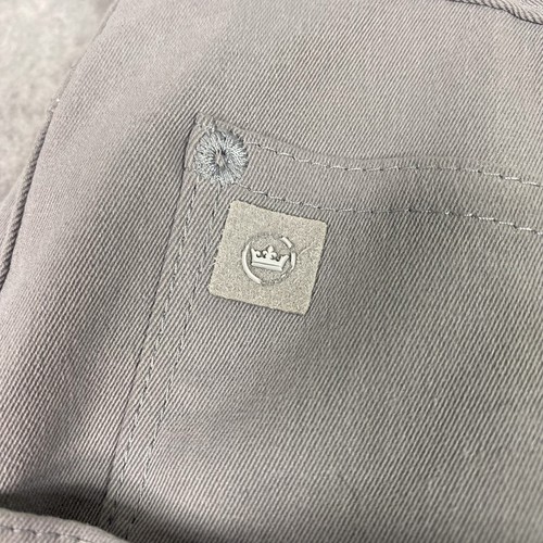 Peter Millar Pants Mens 34x32 Golf EB66 Performance Five Pocket Pant Gale Grey - Picture 4 of 11