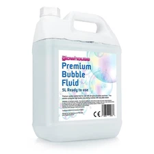 Bubble Fluid Solution - 169 oz for Bubble Machines - No-Waste Liquid