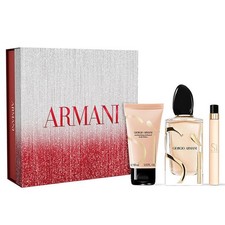 Armani Si Eau de Parfum 100ml Spray + 50ml B/lotion + 10ml Mini Gift Set New