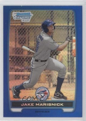 2012 Bowman Chrome Prospects Blue Refractor 89/250 Jake Marisnick #BCP23 fo7