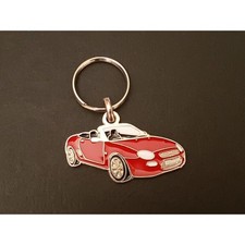 Porte-clés profil MG F roadster, MGF 1.6 1.8 VVC (rouge)