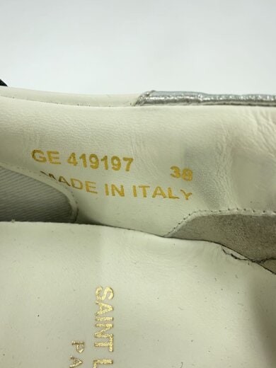 SAINT LAURENT Sneakers basse Taglia 38 Bianco Pelle 419197