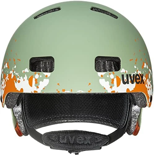 uvex Bicycle Helmet for Kids Durable Hard Shell 51-55 Adjustable Size 3 cc Green - Image 2 of 4