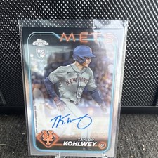 Topps Chrome Rookie Autograph Taylor Kohlwey Mets #RA-TK 2024