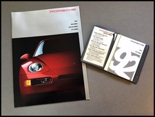 1992 Porsche 911 Carrera Turbo 968 928 Gts Car Fact Book And Brochure Catalog