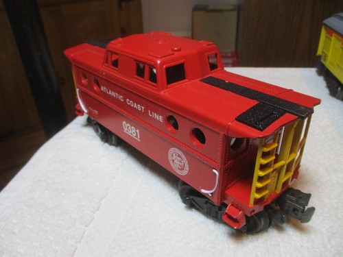 Williams O Gauge Cab 101 Atlantic Coast Line N5c Porthole Caboose 0381 Ex probado | Zustand: Used