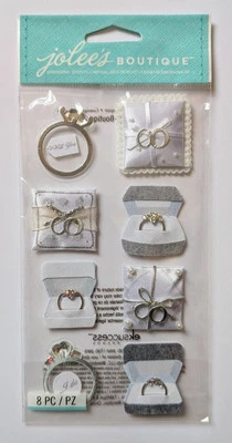 JOLEE'S BOUTIQUE Jolee's Wedding & Engagement Rings Scrapbooking Stickers