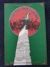 Original 1969 Country Joe & the Fish BG195 Handbill MINT 1st Print