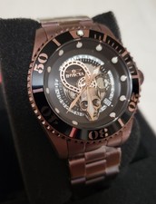 Invicta Pro Diver Pirate Skull Automatic Men's Watch - 43mm, Brown 46679