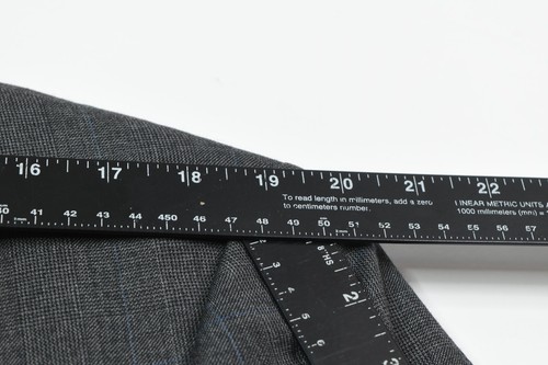 Paul Stuart WESTGATE Suit Mens 43L Dark Gray Blue Wool Two-Button Classic - Picture 11 of 23