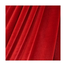 58-60" Red Stretch Velvet Fabric 12 Yards 420gms/yd Wholesale by The Bolt