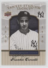 2008 Upper Deck Yankee Stadium Legacy Final Season Box Set Frank Crosetti 0q3
