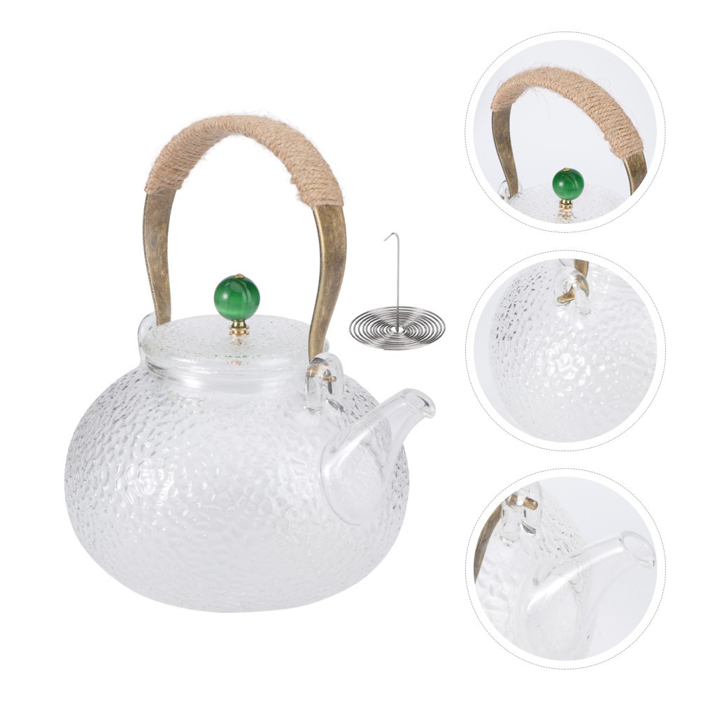 Teiera in Da Fornello Contenitore Per Il Tè Bollitore Trasparente