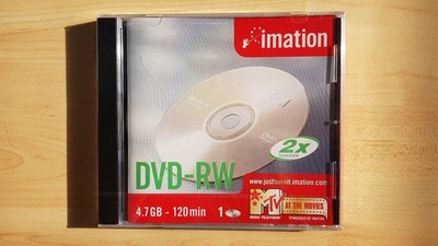 4x Imation DVD - RW, 1x Sony DVD + RW Rohling 4.7 GB wiederbeschreibbar OVP neu
