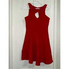 Women's juniors size 5 dress Windsor Bold Red Sleeveless Party Dress