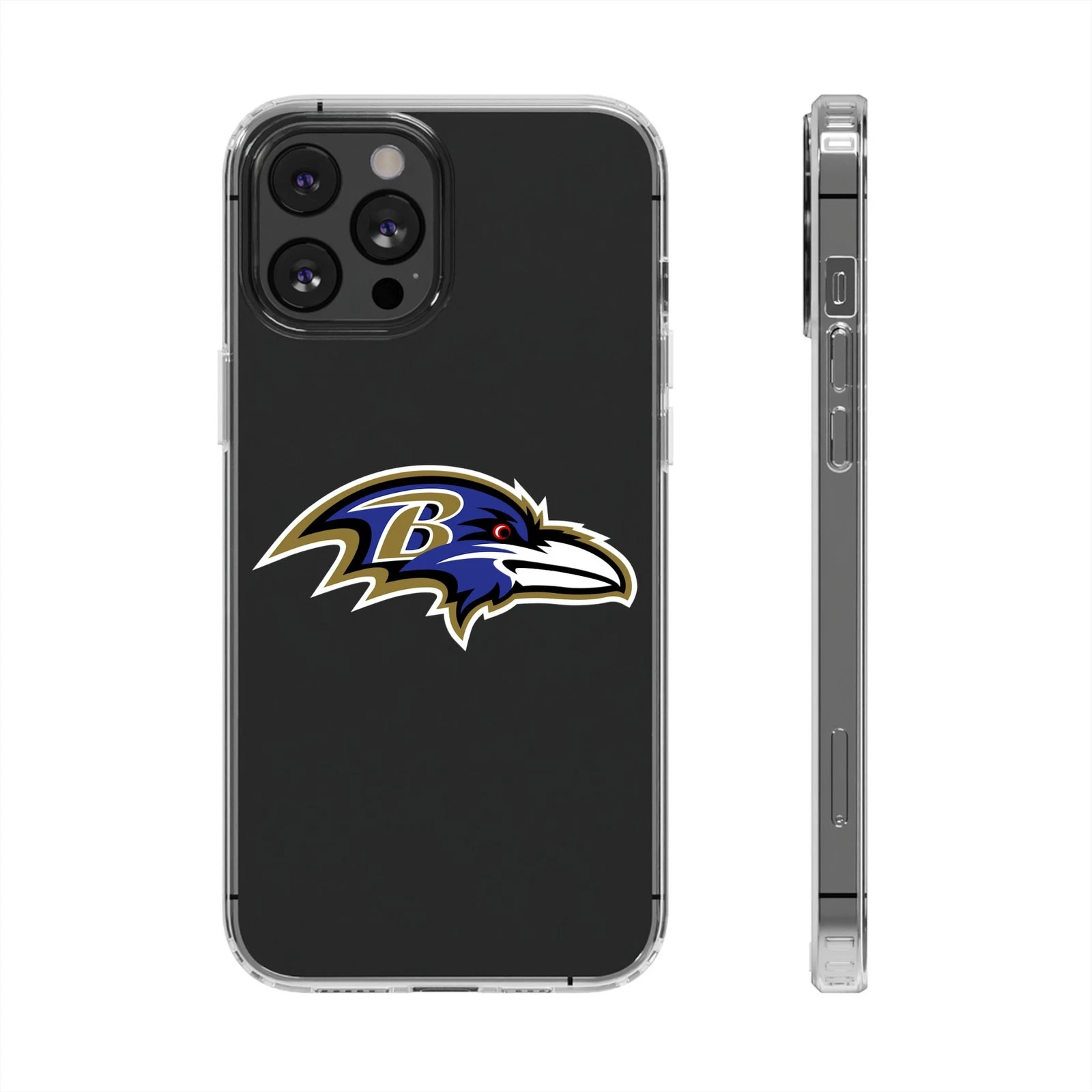 Baltimore Ravens Clear Phone Case for iPhone