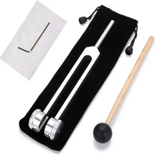128Hz Weighted Tuning Fork Bio-Acoustic Sound Therapy Healing Tool