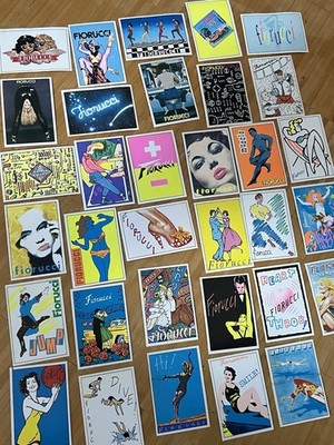 33 Different PANINI FIORUCCI Stickers 1984 Edizioni Vintage Lifestyle 80s