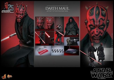 Star Wars Ep. 1 Ray Park DARTH MAUL 1/6 Action Figure Hot Toys