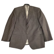 Lauren Ralph Lauren Mens 44R Brown 100 Wool 2-Button Blazer Sport Coat Jacket