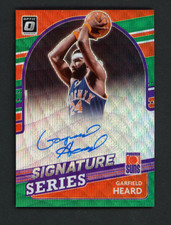 2021-22 Donruss Optic Garfield Heard Signature Series Green Wave Prizm Auto #GHD